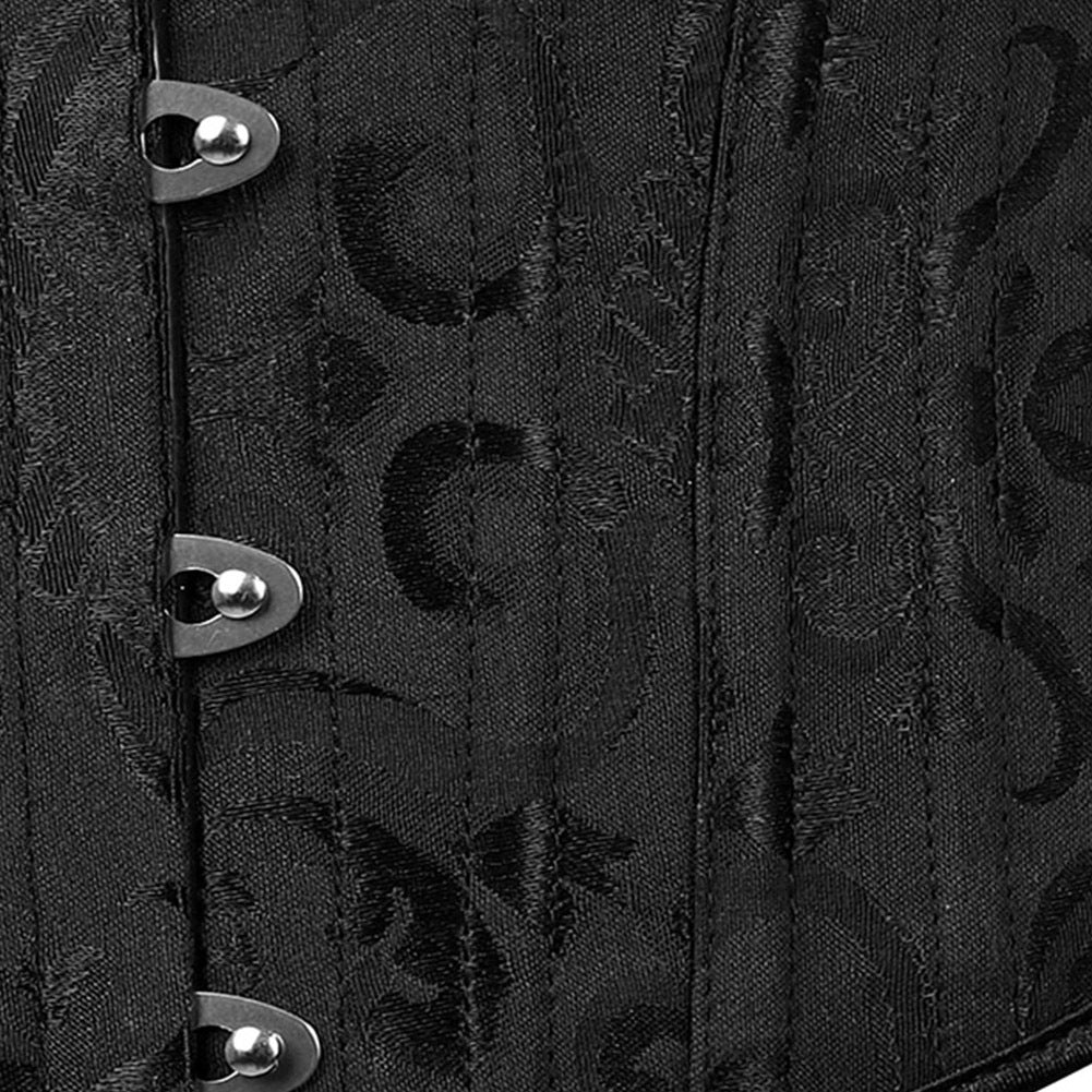 Jacquard steel frame corset