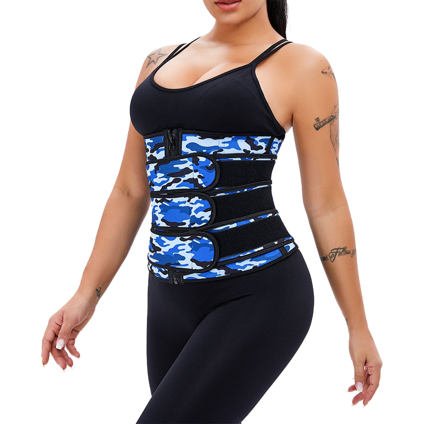 Camouflage three-in-one waist belt, restraint belt, slimming belt