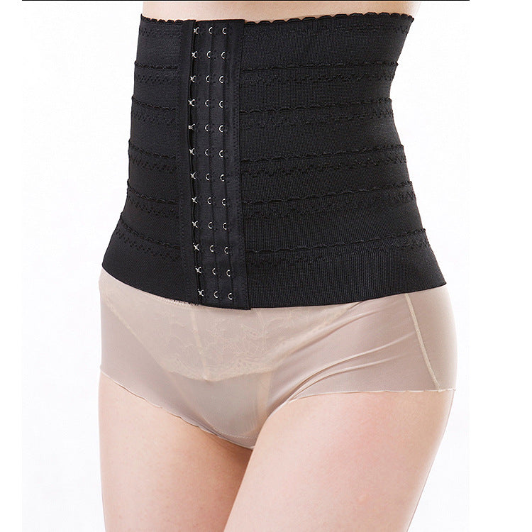 Three-breasted corset waist belt