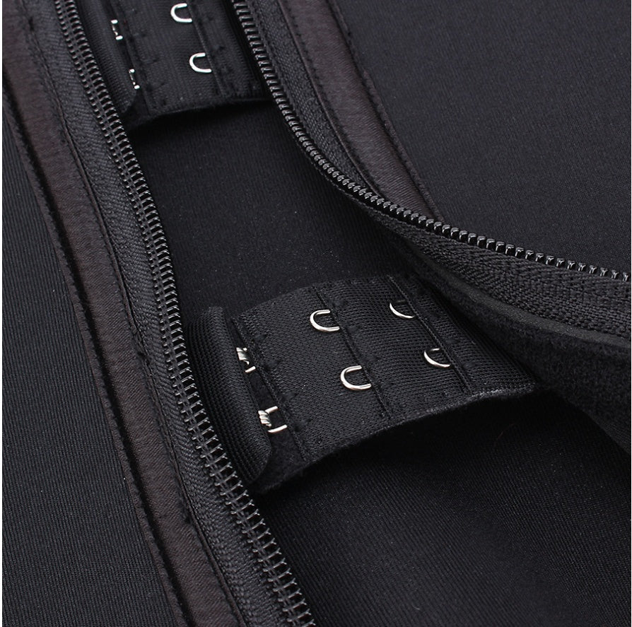 Neoprene Sports Corsets Fitness Speed Wicking Ladies Tummy Corsets Dark Buckle Zipper