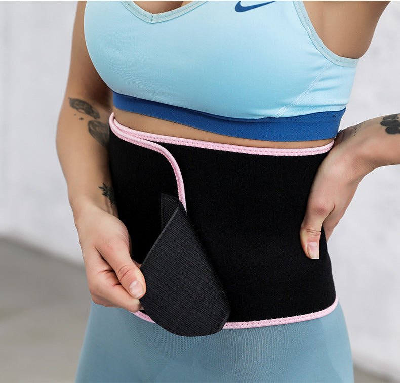 Sweat protection belt fitness abdomen waist belt