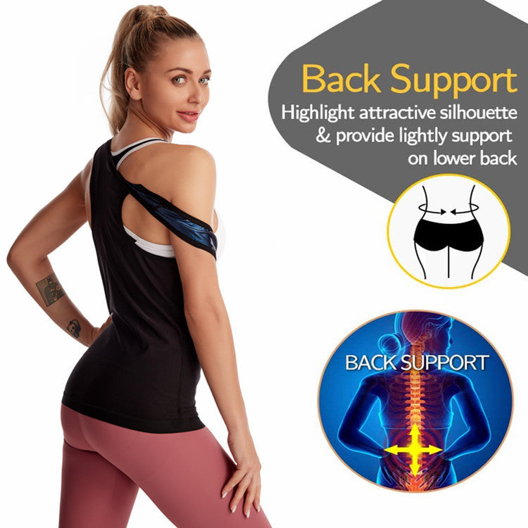 Abdomen Sweat Corset Sports Zipper Corset