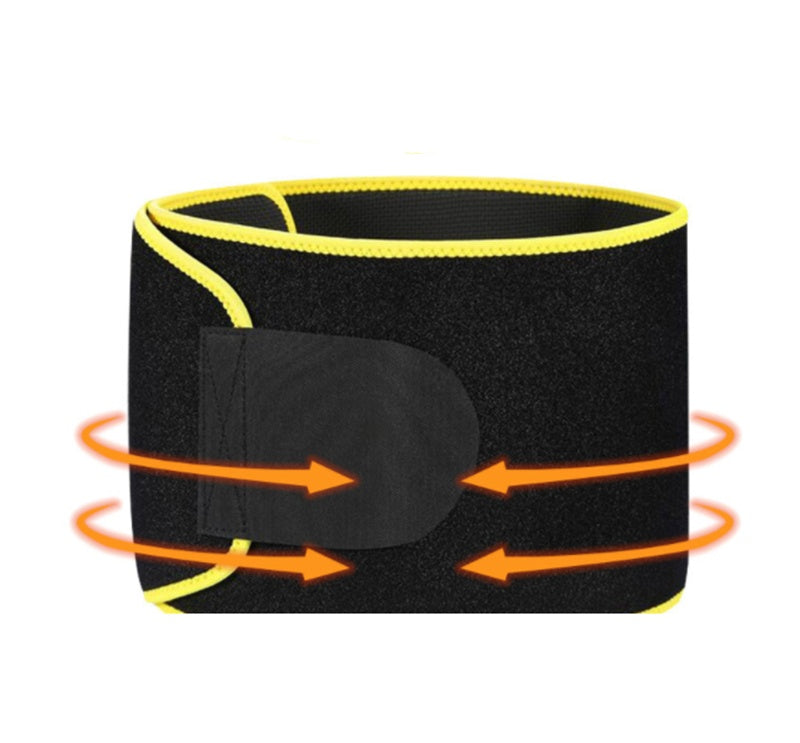 Sweat protection belt fitness abdomen waist belt