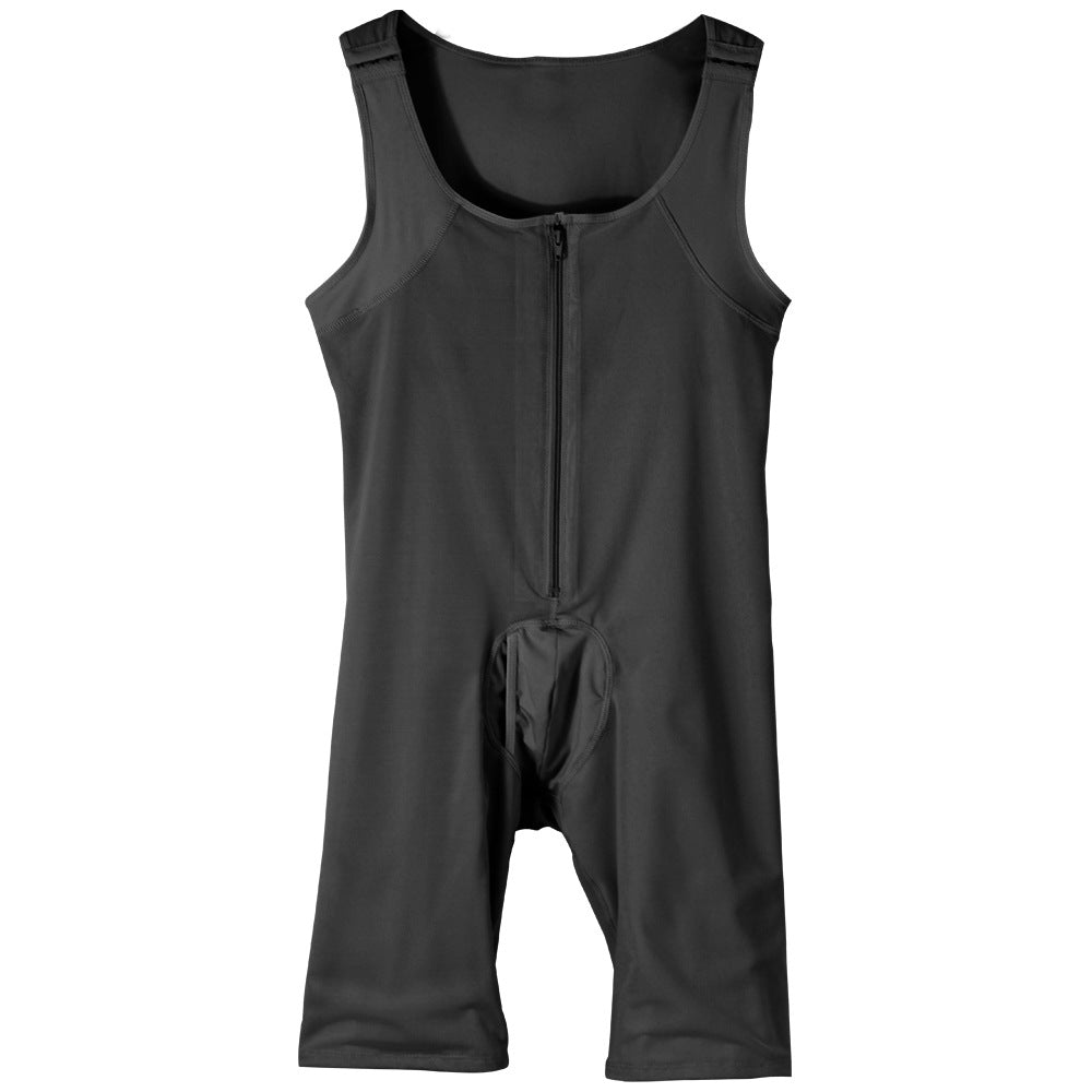 Peach Pants Jumpsuit Lift Body Shape For Men