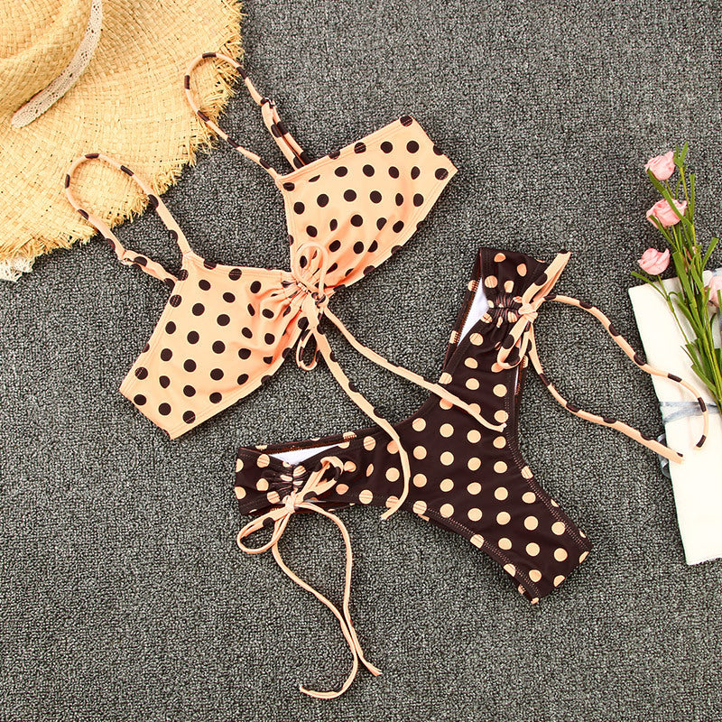 Women's Fashion Casual Printing Split Swimsuit