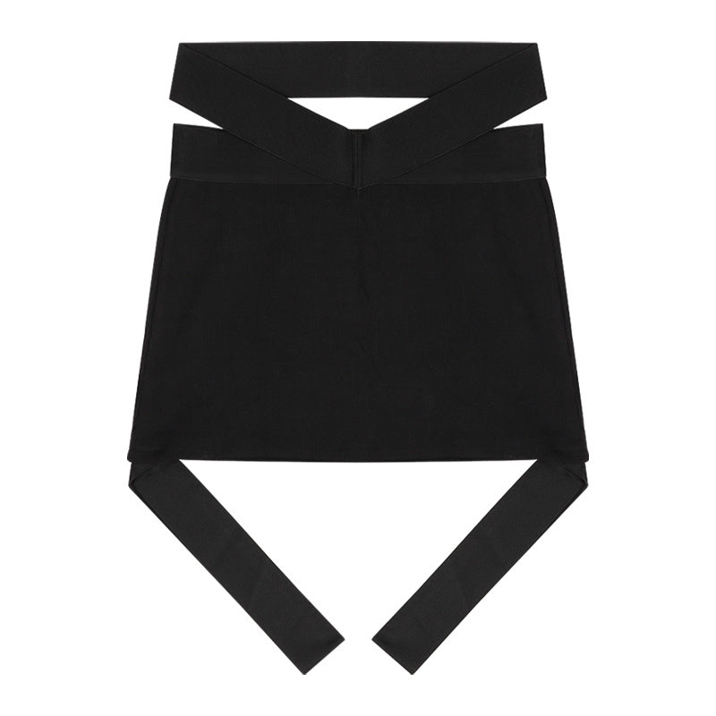 Chic Camisole Top Women's Suit High Waist Slim