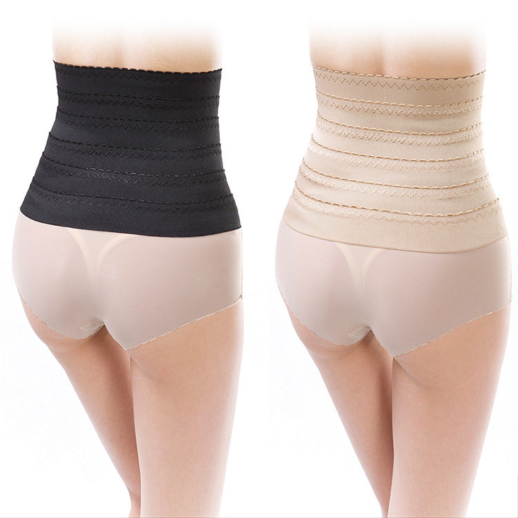 Three-breasted corset waist belt