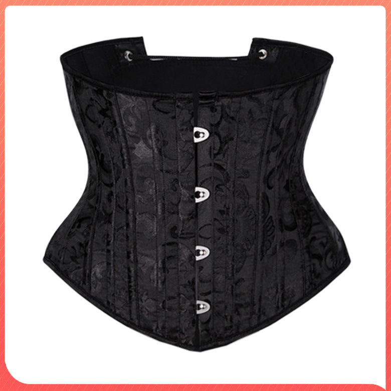 Corset Vest Inner Wear Court Waist Belt Clip Four Buckle Waist