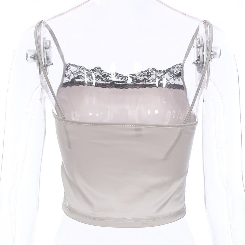 PARTY WIFE LACE CAMIS TOP