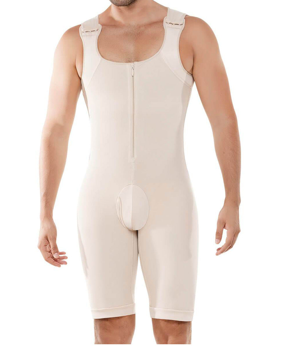 Peach Pants Jumpsuit Lift Body Shape For Men