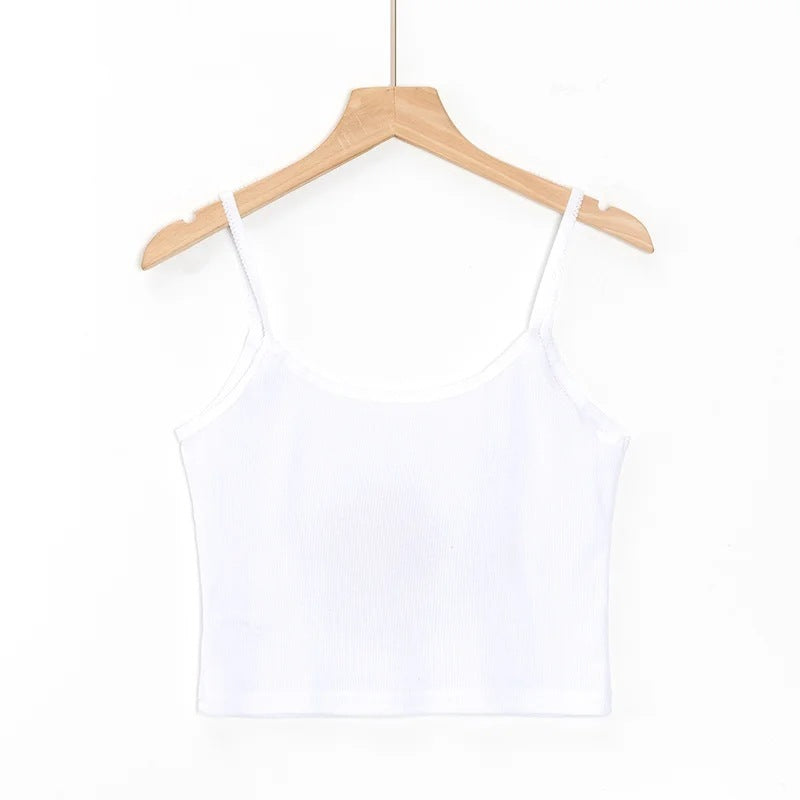 Camisole women's tight-fitting stretch short inner top