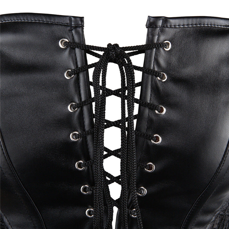 Leather Hollow Corset