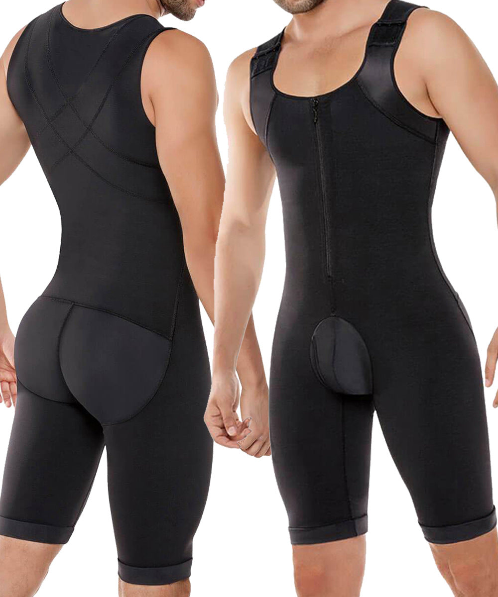 Peach Pants Jumpsuit Lift Body Shape For Men