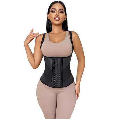 Glossy 25 Steel Rib Rubber Body Shaping Vest