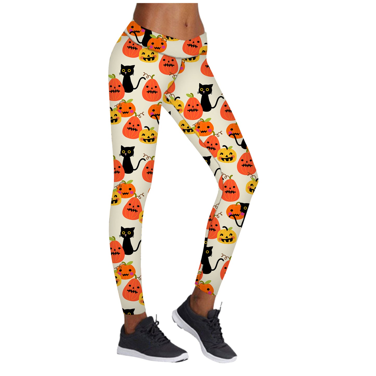 Printed Leggings Halloween Sports Yoga Pants High Stretch Pencil Pants