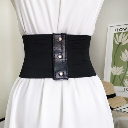 Simple Corset Personality Punk Widened Fashion Decoration Belt