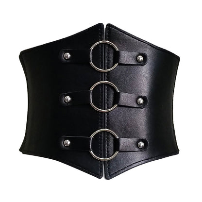 Simple Corset Personality Punk Widened Fashion Decoration Belt