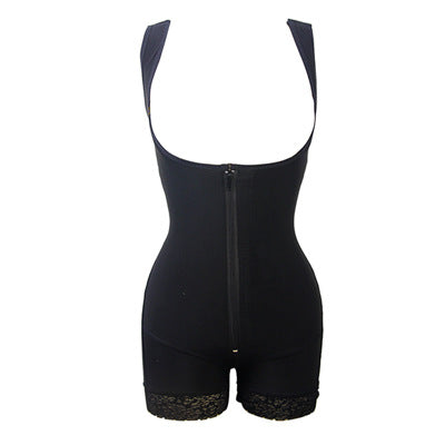 Hip-lifting and leg shaping bodysuit