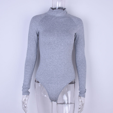 Sexy Turtle Neck Long Sleeve Bodysuit