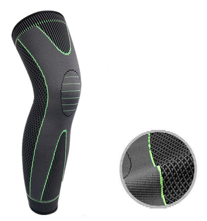 Non-slip, Breathable Nylon Sports Long Leggings And Knee Pads