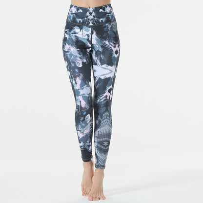 Printed yoga pants