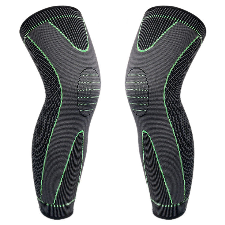 Non-slip, Breathable Nylon Sports Long Leggings And Knee Pads