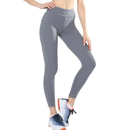 Autumn and winter new women's sports running trousers high waist