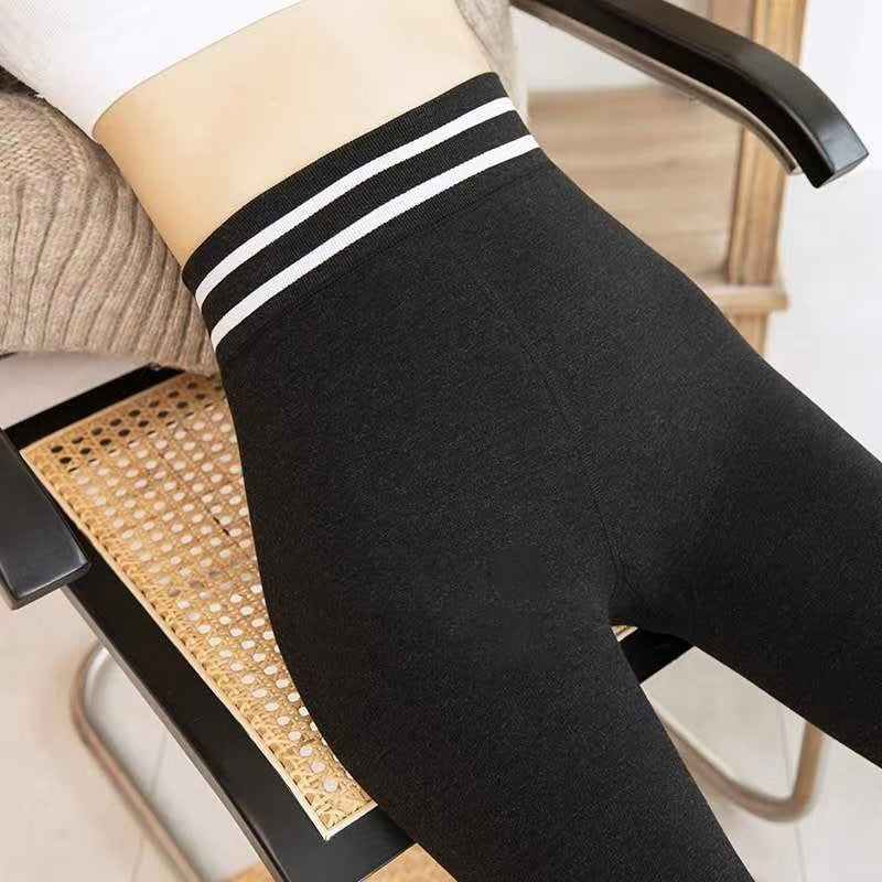 New 3D Hip High Waist Pants Leggings Women Plus Velvet Thickened All-In-One Pants