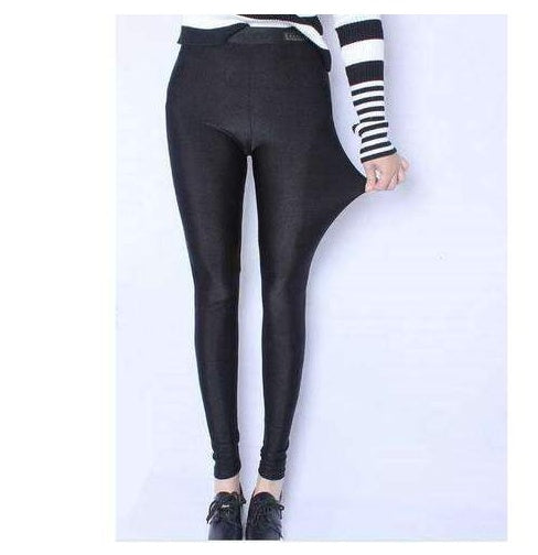 Large Size Glossy Pants Full-Length Legging