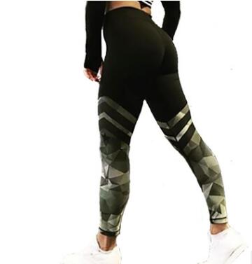 Harajuku Push Up Fitness Legging Camouflage Stripe Bodybuilding Women's leggings Sportswear Athleisure Female Pant Sale