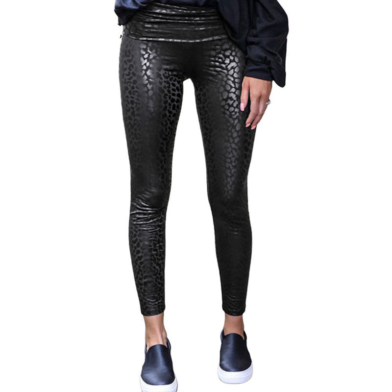 European And American Fashion Women's Tight-Fitting High-Waist Leggings