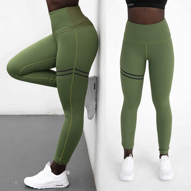 High Waist Yoga Pants Casual Sports High Waist Leggings