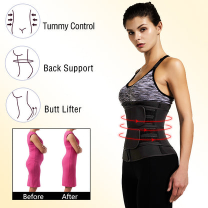 Women's Sports Waistband Plus Size Shapewear Neoprene Corset Sweaty Belly Belt