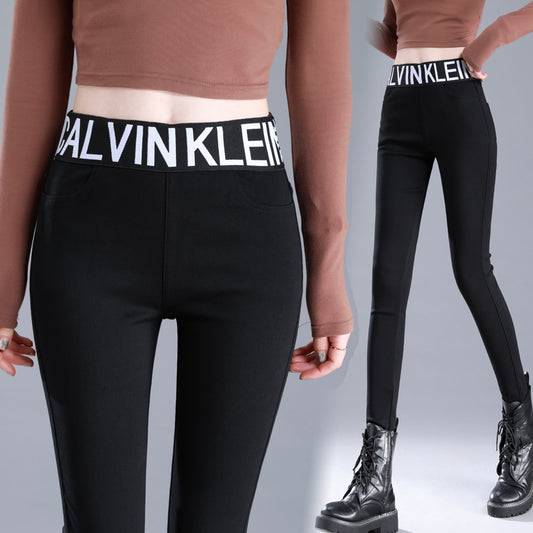 Black Leggings High Waist Slimming Tight Pencil Pants