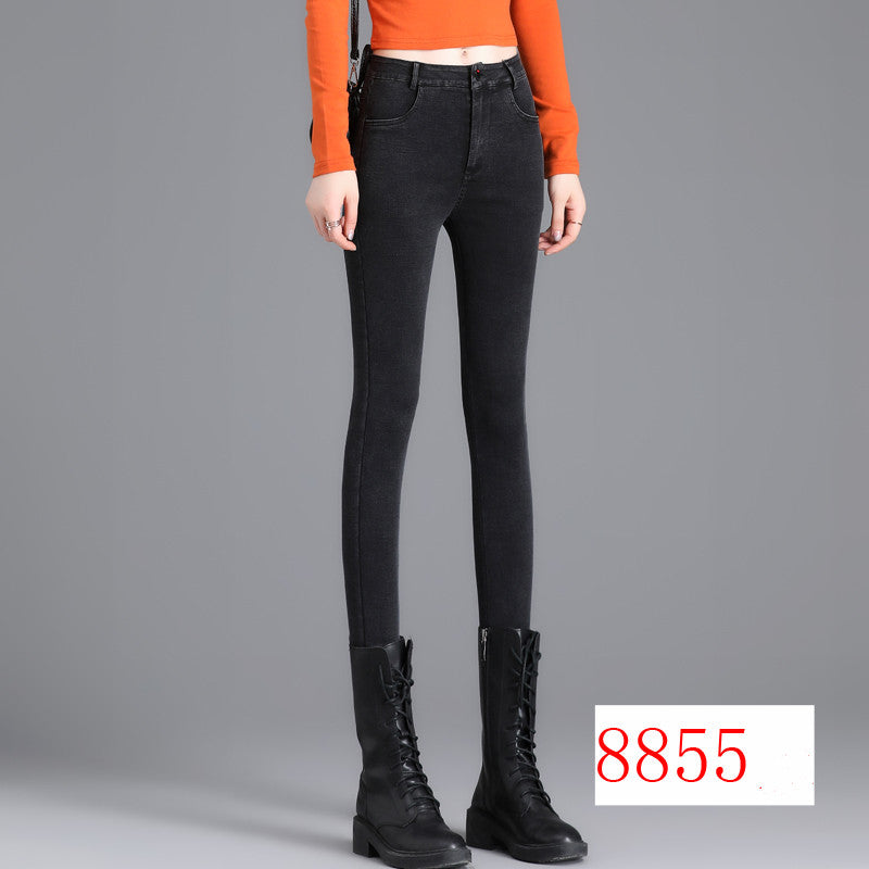 Black Leggings High Waist Slimming Tight Pencil Pants