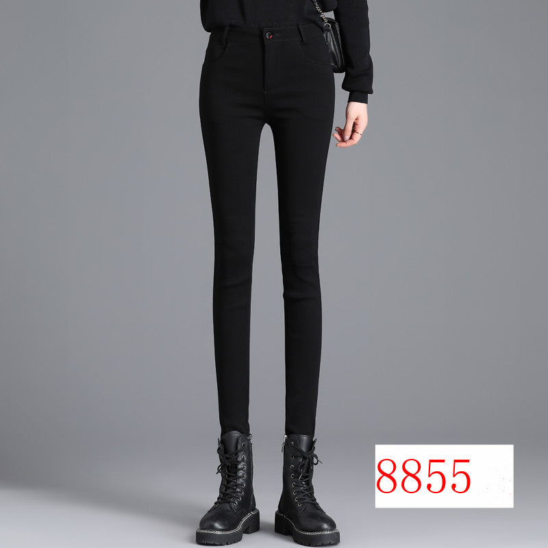 Black Leggings High Waist Slimming Tight Pencil Pants