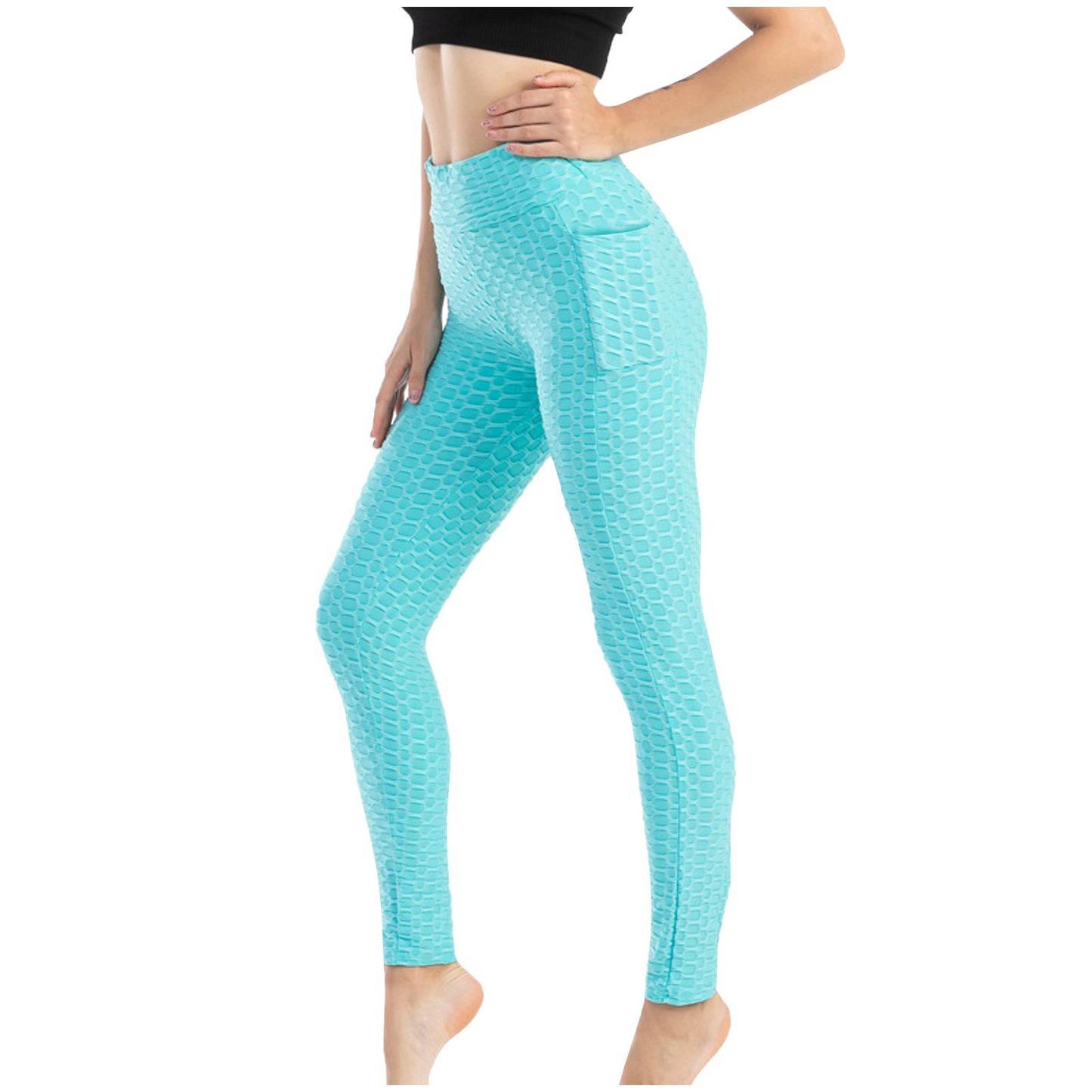 Women's High Stretch Hip-lifting Slim-fit Sweat-absorbent Leggings