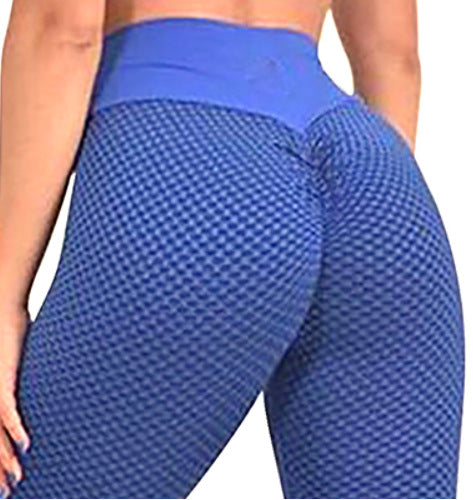 Honeycomb Peach Hip Pants Jacquard Slim Yoga High Waist Hip Leggings