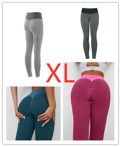 Plaid Leggings Fitness Yoga Pants Women's Seamless