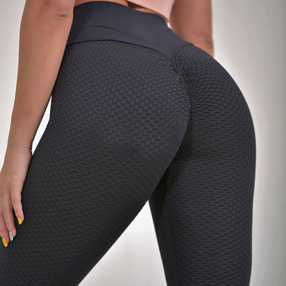 Plaid Leggings Fitness Yoga Pants Women's Seamless