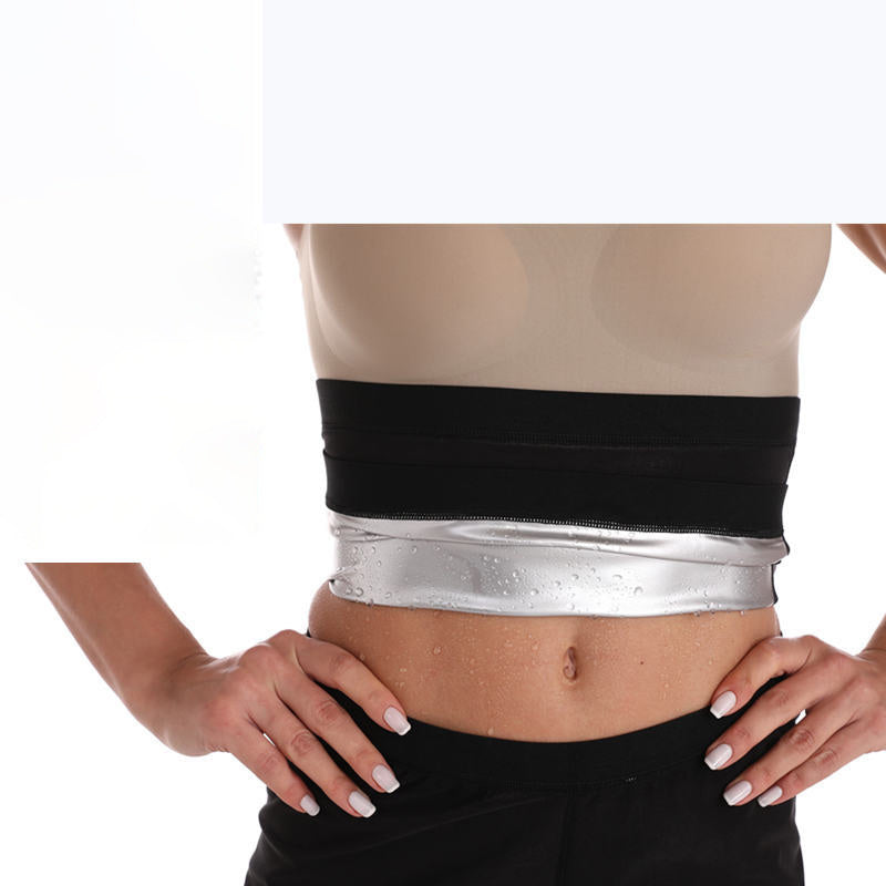 Ladies Sauna Sweat Belt Sculpting Sweat Abdomen Belt Plastic Belt