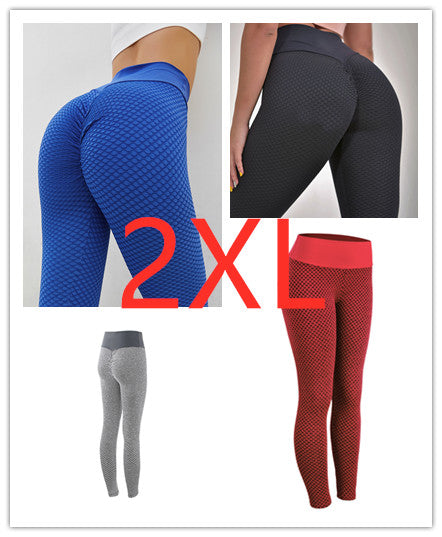 Plaid Leggings Fitness Yoga Pants Women's Seamless