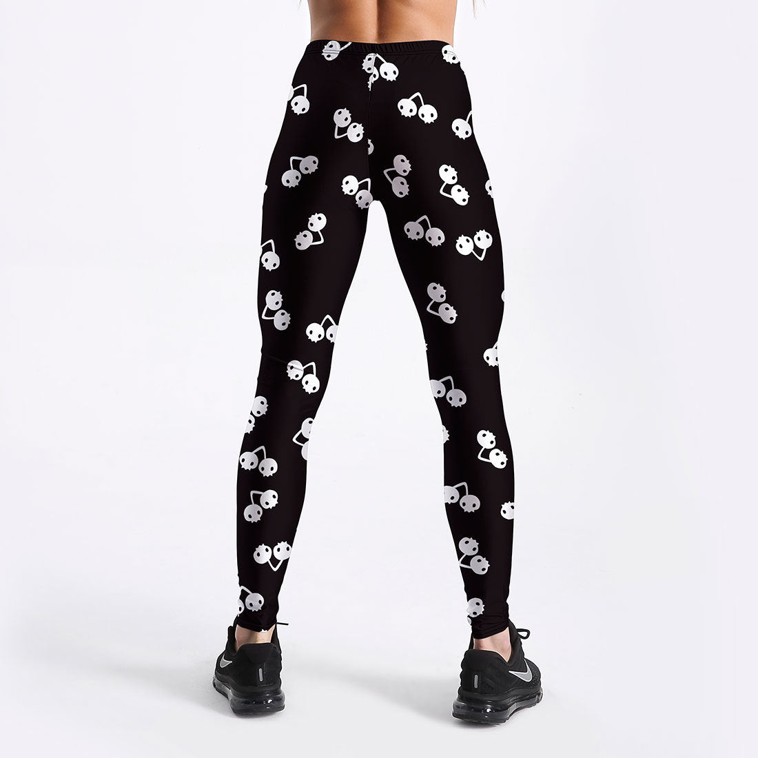 Cherry Taroy Print Leggings European And American