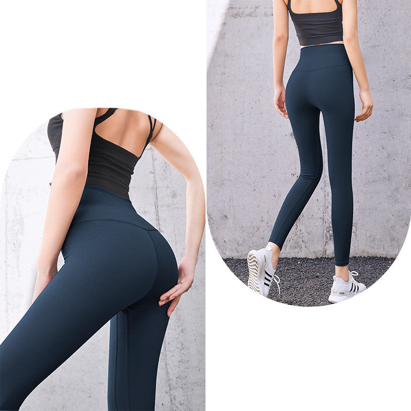 Sports Fitness Trousers Peach Hip Leggings Running Yoga Pants Women