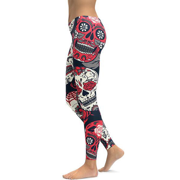 New skulls and skulls leggings from Europe and America