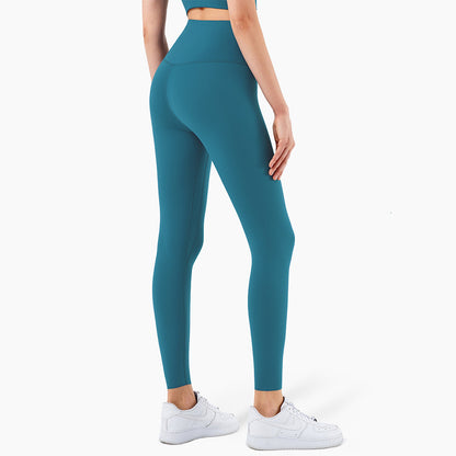 Yoga Fitness High Waist Pants Breathable Stretch No Embarrassment Line Sports Hip-lifting Leggings