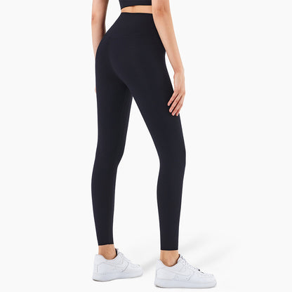 Yoga Fitness High Waist Pants Breathable Stretch No Embarrassment Line Sports Hip-lifting Leggings