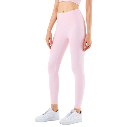 Yoga Fitness High Waist Pants Breathable Stretch No Embarrassment Line Sports Hip-lifting Leggings