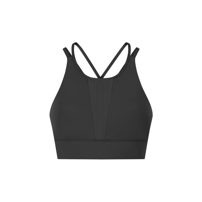 Quick Dry Backless Cross Tanks Push Up Crop Bra Size XS-XL