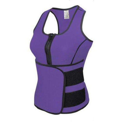 Sweat Neoprene Tank Top Slimming Adjustable Waist Trainer